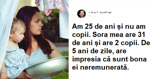 Refuz să am grijă de copiii surorii mele: sunt egoistă?