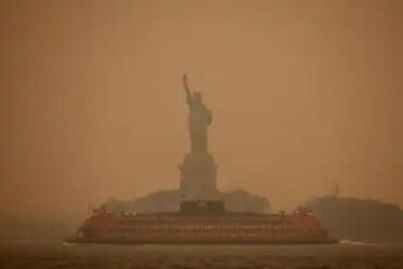 New York este poluat după incendiile din Canada: riscurile